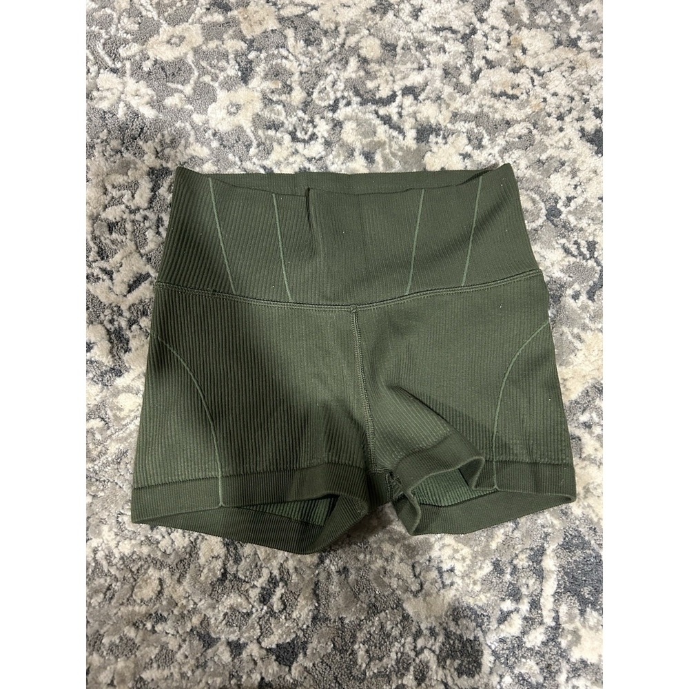 Offline By‎ Aerie Green Biker Shorts Size Small